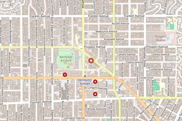 Map showing Kismet in Los Angeles