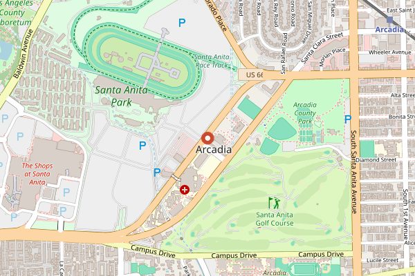 Map showing 626 Night Market in Los Angeles
