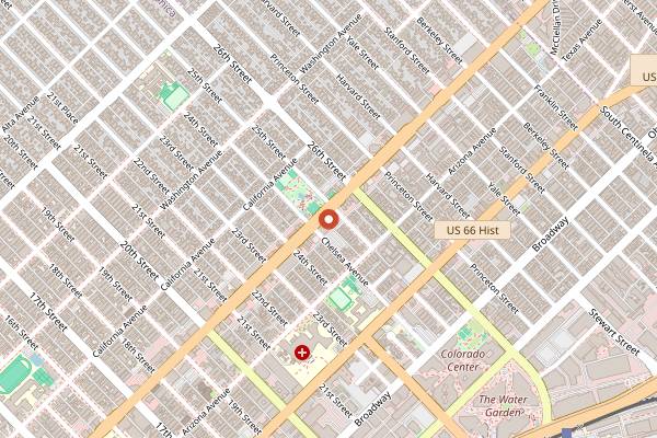 Map showing Fia Steak in Los Angeles