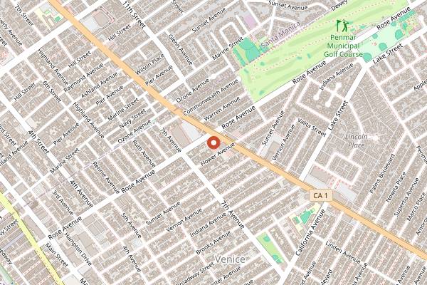 Map showing Ela Greek Eats in Los Angeles