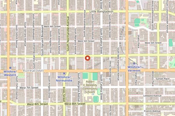 Map showing Louders in Los Angeles