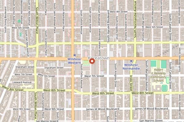Map showing Apt 503 in Los Angeles