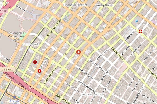Map showing Cara Cara in Los Angeles