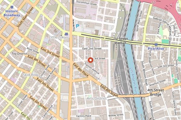 Map showing Death & Co in Los Angeles