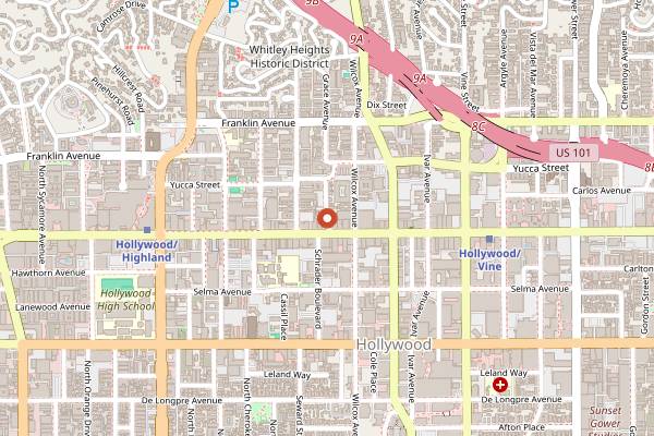 Map showing Dirty Laundry in Los Angeles