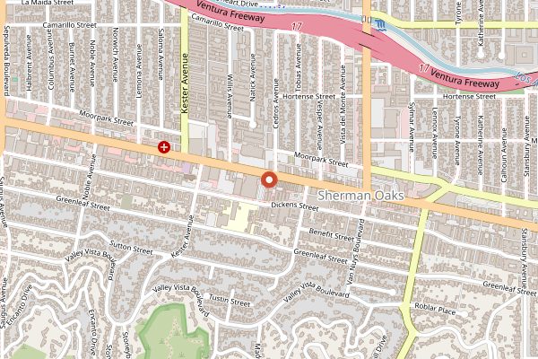 Map showing Anajak Thai in Los Angeles