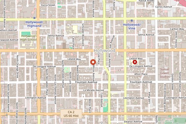 Map showing Mother Wolf in Los Angeles