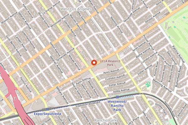 Map showing The Apple Pan in Los Angeles
