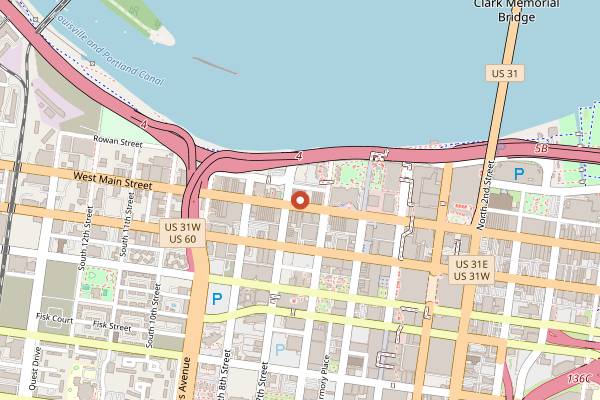 Map showing Art Eatables in Louisville