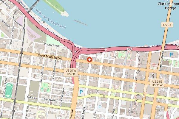 Map showing Michter's Fort Nelson Cocktail Class in Louisville