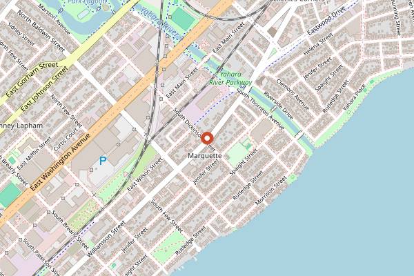 Map showing Batch Bakehouse in Madison