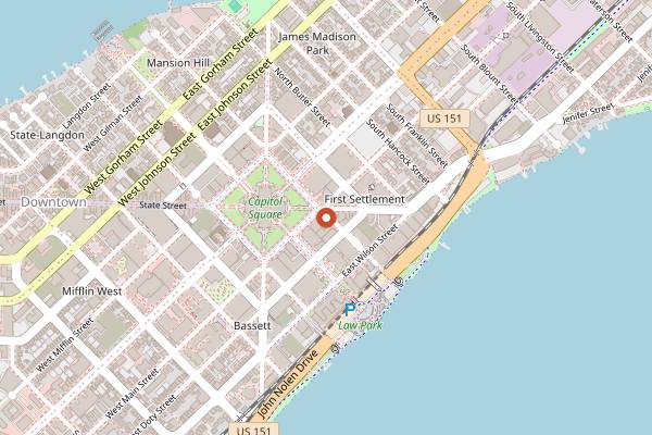 Map showing Marigold Kitchen in Madison
