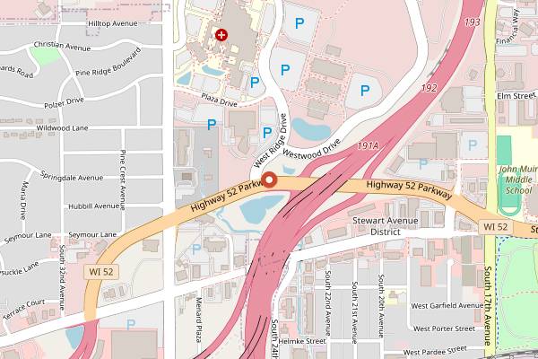 Map showing Ale Asylum in Madison
