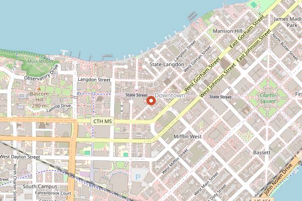Map showing Paul's Pel'meni in Madison