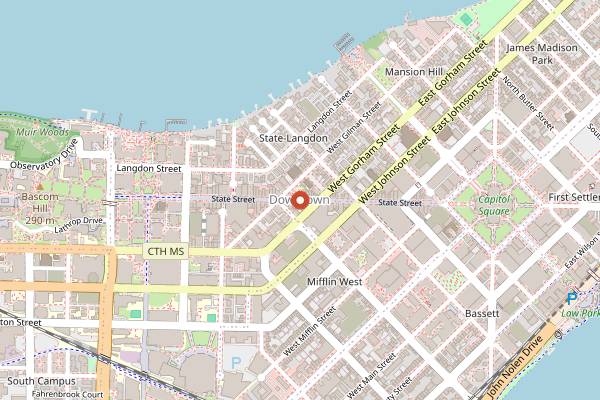 Map showing Madison Night Market in Madison