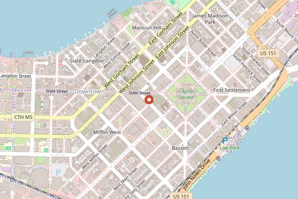Map showing Cento in Madison