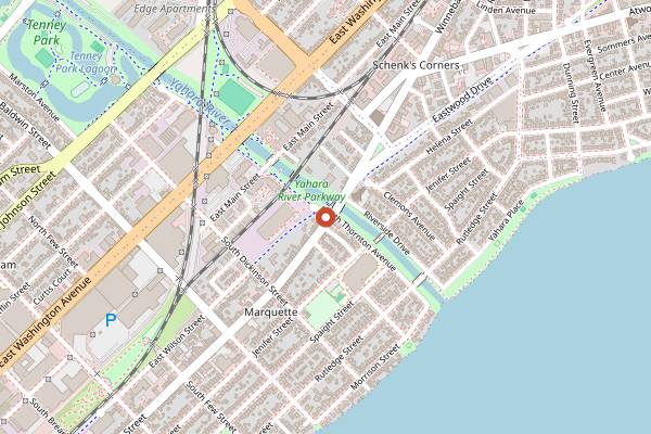 Map showing Mickey's Tavern in Madison