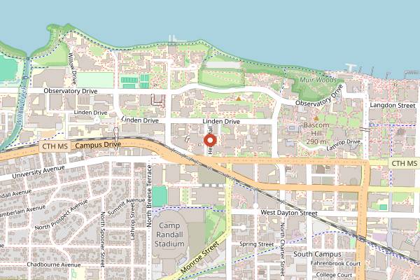 Map showing Curd Girl in Madison