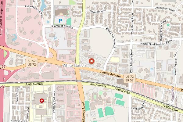 Map showing Owen Brennan's in Memphis