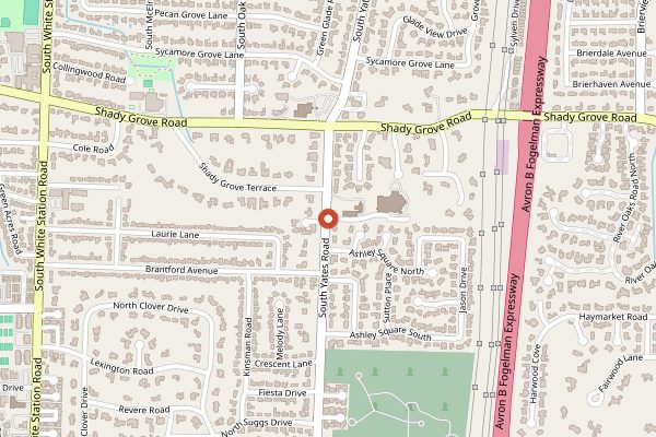 Map showing Baron Hirsch Kosher Cafe in Memphis