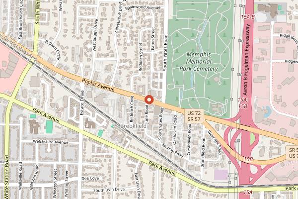 Map showing Raw Girls in Memphis