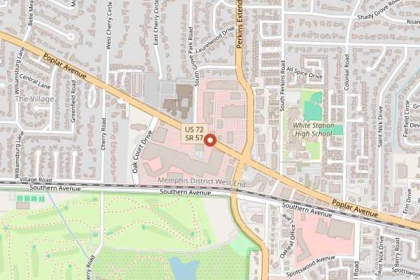 Map showing Restaurant Iris in Memphis