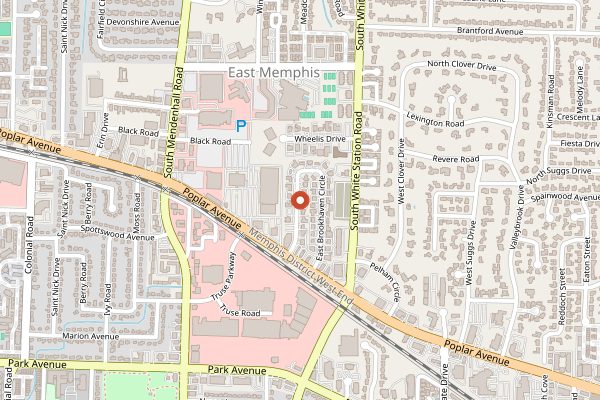Map showing Andrew Michael Italian Kitchen in Memphis