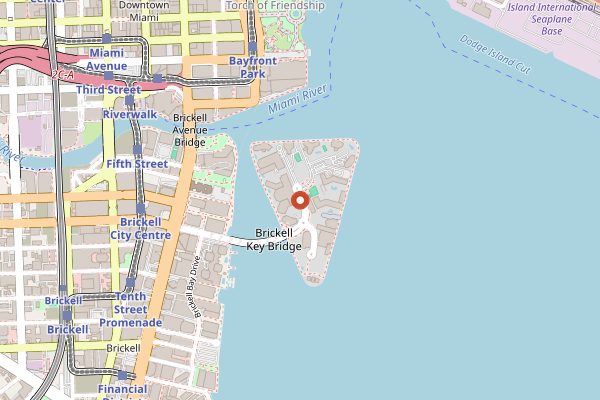 Map showing Naoe in Miami
