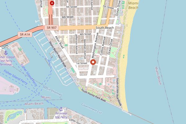 Map showing Stubborn Seed in Miami