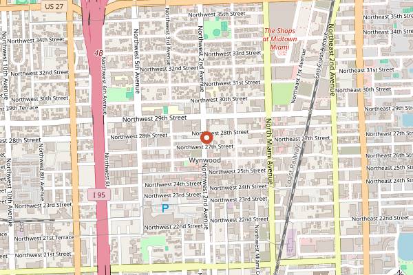 Map showing R House Wynwood in Miami