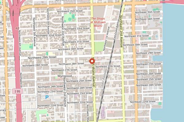 Map showing Spanglish in Miami