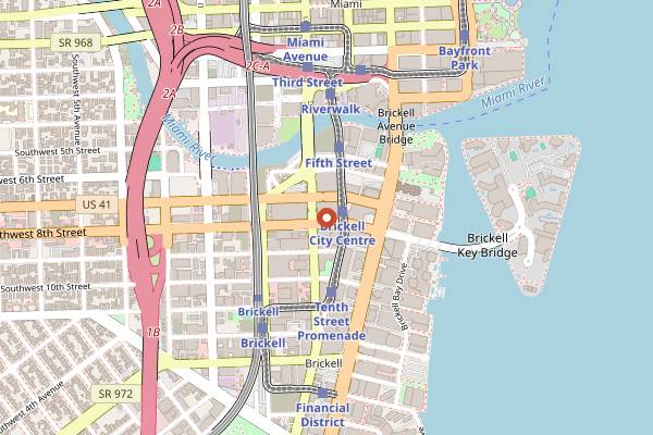 Map showing Sugar in Miami