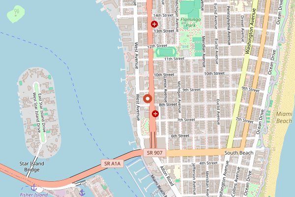 Map showing Macchialina in Miami