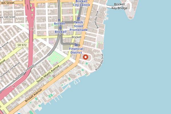 Map showing NUNA in Miami