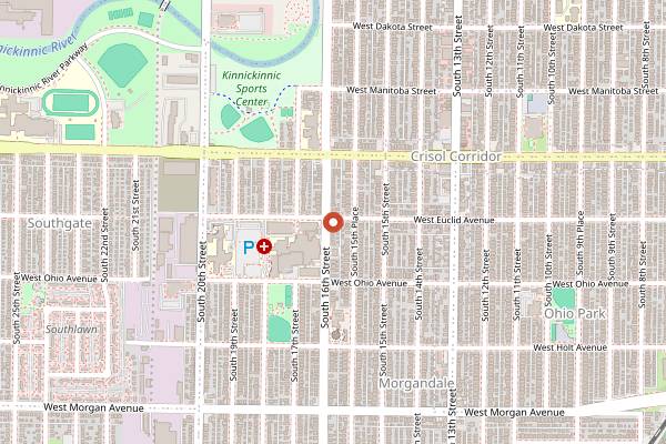 Map showing National Bakery and Deli in Milwaukee