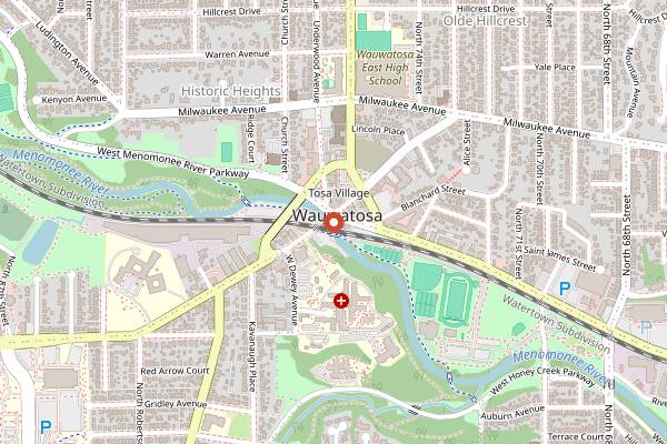 Map showing Cafe Hollander Brunch Tosa in Milwaukee