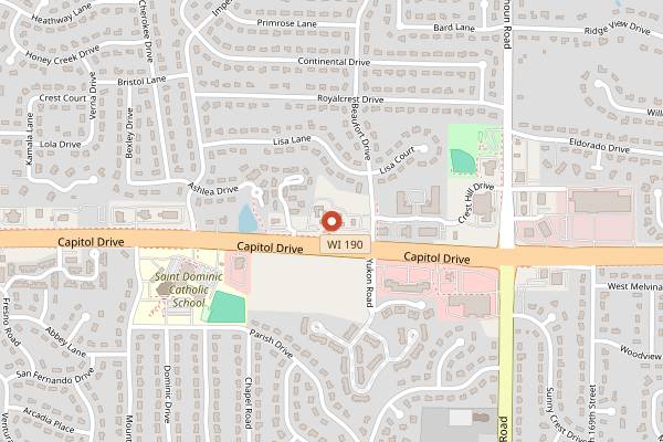 Map showing Mr. B's, A Bartolotta Steakhouse in Milwaukee