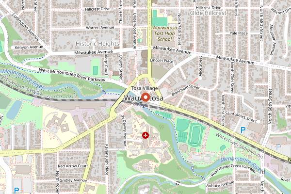 Map showing Ristorante Bartolotta dal 1993 in Milwaukee