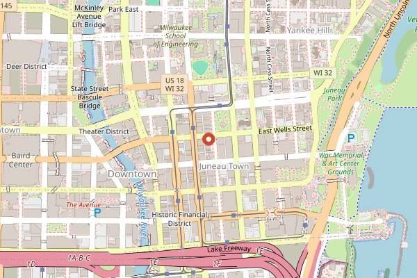 Map showing Real Chili in Milwaukee