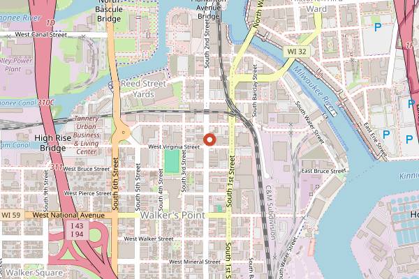 Map showing Morel in Milwaukee