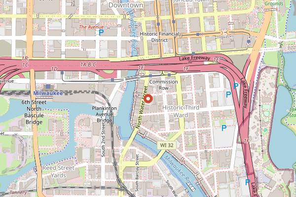Map showing Smyth in Milwaukee