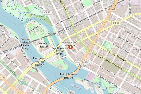 Map showing Silver Fern in Minneapolis