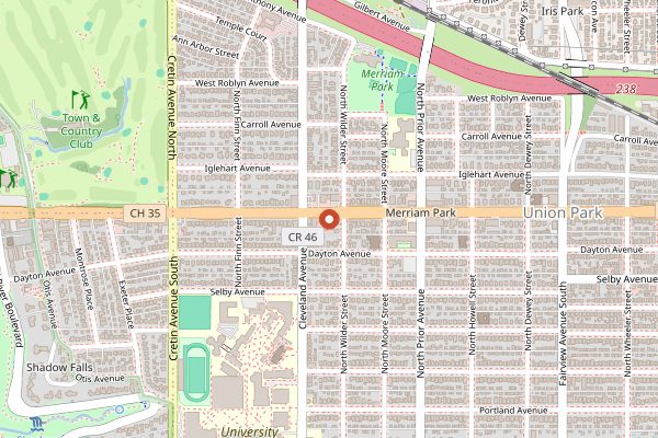 Map showing Izzy's Ice Cream in Minneapolis