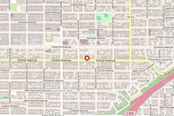 Map showing Punch Neapolitan Pizza in Minneapolis