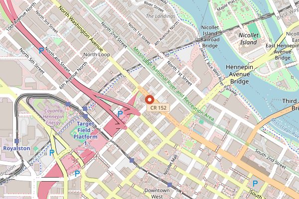Map showing Red Rabbit in Minneapolis