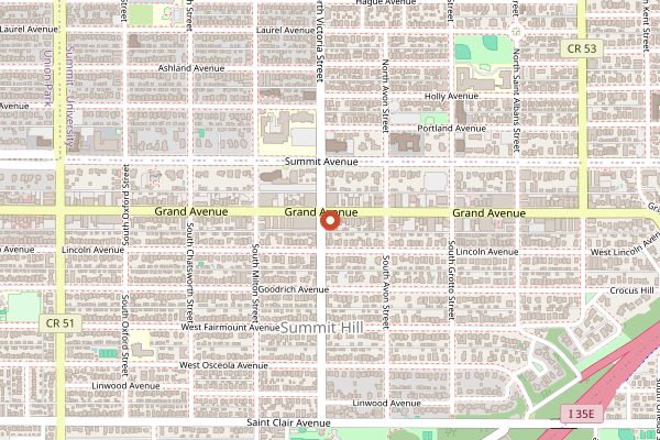 Map showing Cooks of Crocus Hill in Minneapolis