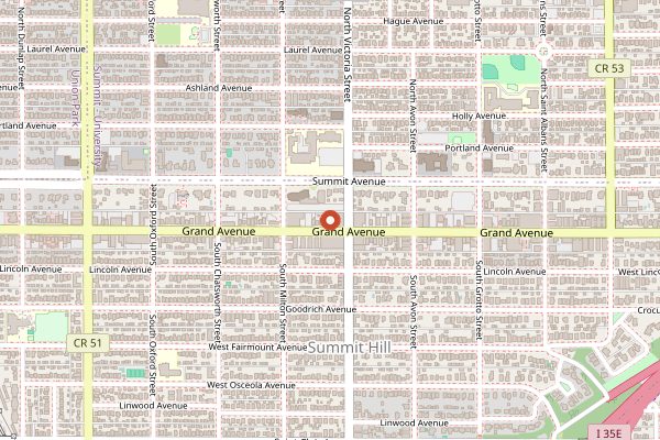 Map showing Cooks of Crocus Hill Minneapolis in Minneapolis