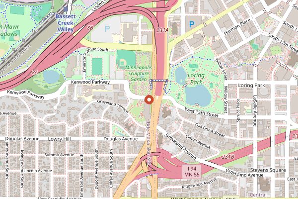 Map showing Cardamom in Minneapolis