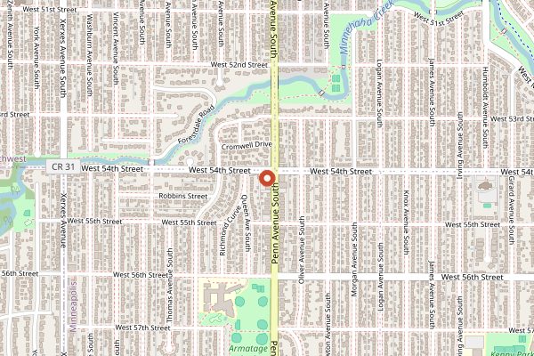 Map showing Colita in Minneapolis