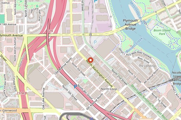 Map showing Bar La Grassa in Minneapolis